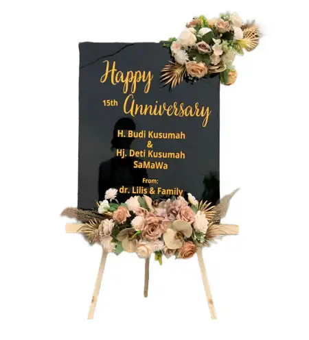 Papan Bunga Akrilik Trawas